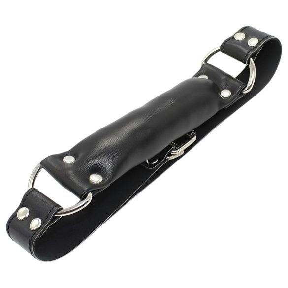 Latetobed - knebel ustny z wyściółką - czarny