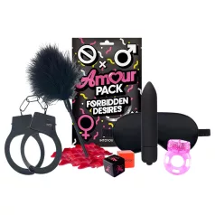   Amour Pack Forbidden Desires - zestaw startowy z wibratorem - 7 elementów