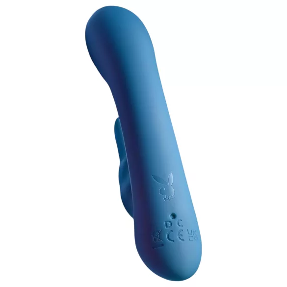Playboy Rabbit - akumulatorowy, wodoodporny wibrator łechtaczkowy (turkusowy)