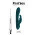 Playboy Rabbit - akumulatorowy, wodoodporny wibrator łechtaczkowy (turkusowy)