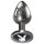 Playboy Tux - mały srebrny plug analny