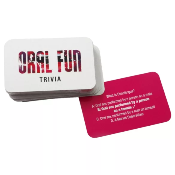 Oral Fun - erotyczna gra towarzyska dla par (w języku angielskim)