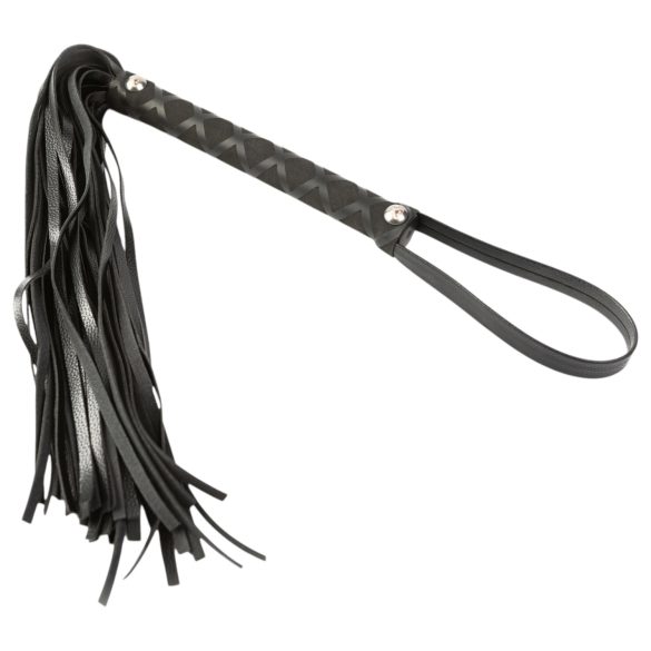 Sei Mio - pejcz erotyczny - skóra sztuczna - czarny