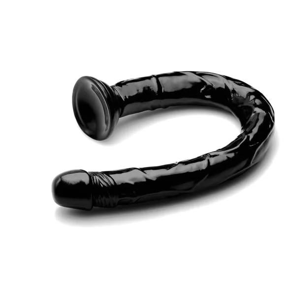 Hosed Anal Snake 19 - dildo analne z przyssawką - czarny