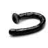 Hosed Anal Snake 19 - dildo analne z przyssawką - czarny