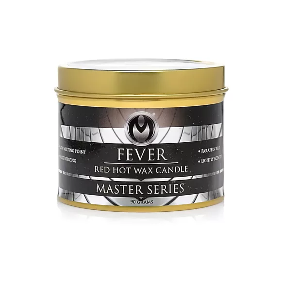 XR Brands - Fever - parafinowa świeca do masażu ciała (czerwona, 120 g)