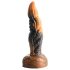 Creature Cocks Ravager - dildo silikonowe teksturowane - 20 cm - pomarańczowy