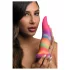 Creature Cocks - dildo z językiem - świecący silikon - 21 cm
