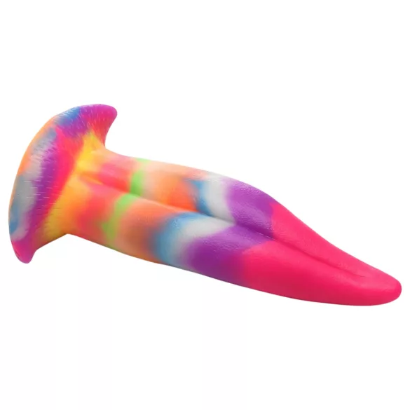 Creature Cocks - dildo z językiem - świecący silikon - 21 cm