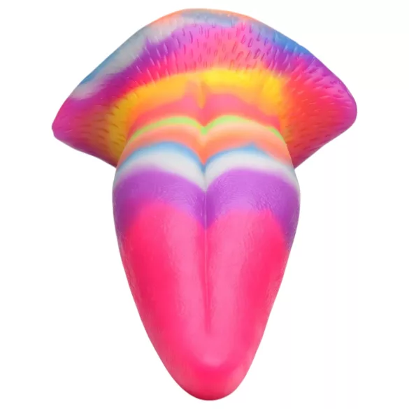 Creature Cocks - dildo z językiem - świecący silikon - 21 cm