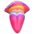 Creature Cocks - dildo z językiem - świecący silikon - 21 cm