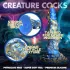 Creature Cocks Kraken - dildo spiralne ośmiornica - 21 cm - złoto-niebieski