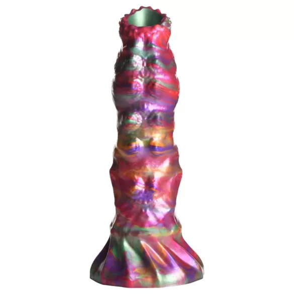 Creature Cocks Larva - dildo ovipozytor kosmita - silikon tęczowy