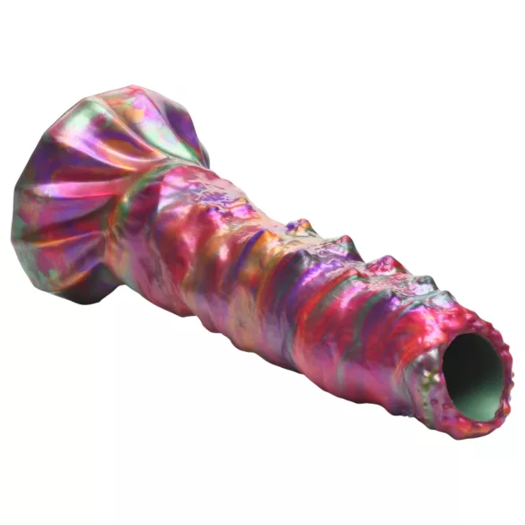 Creature Cocks Larva - dildo ovipozytor kosmita - silikon tęczowy