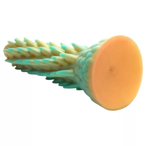 Creature Cocks - dildo realistyczny dinozaura - silikonowy - 20 cm - zielony