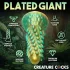 Creature Cocks - dildo realistyczny dinozaura - silikonowy - 20 cm - zielony