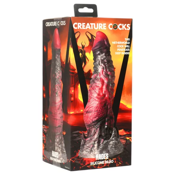 Creature Cocks Hades - dildo silikonowe - średni - kolorowy