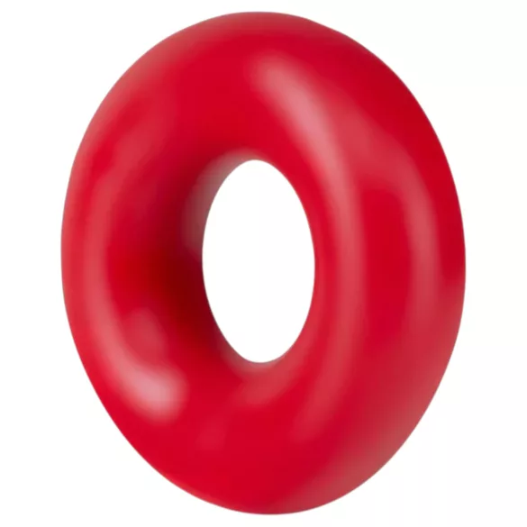 Stay Hard Donuts - zestaw pierścieni na penisa - silikon - czerwony