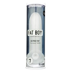   Fat Boy Original Ultra Fat - nakładka na penisa - 19 cm - biały