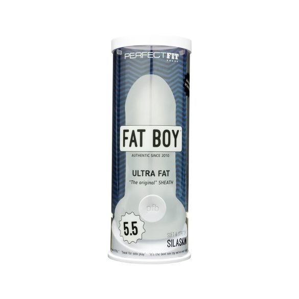 Fat Boy Original Ultra Fat - nakładka na penisa - 15 cm - biały