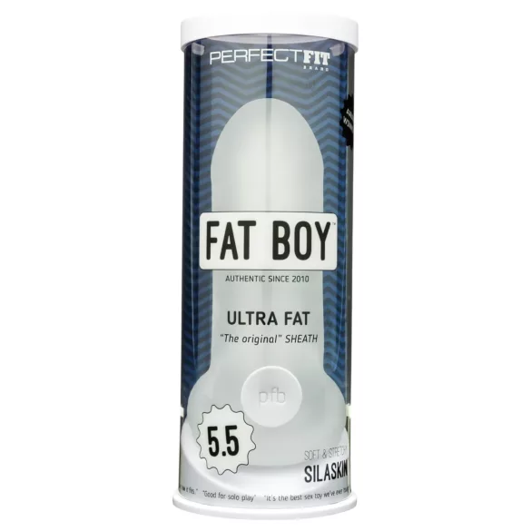 Perfect Fit - Fat Boy Original Ultra Fat - nakładka na penisa (15 cm, biała)