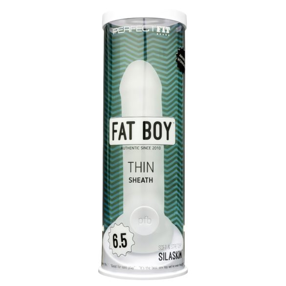 Fat Boy Thin - nakładka na penisa - 17 cm - biała