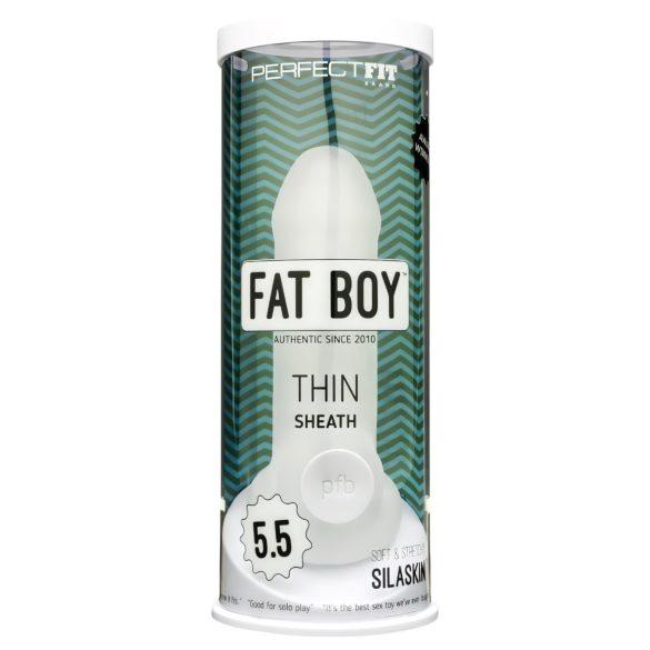Fat Boy Thin - nakładka na penisa - 15 cm - biały