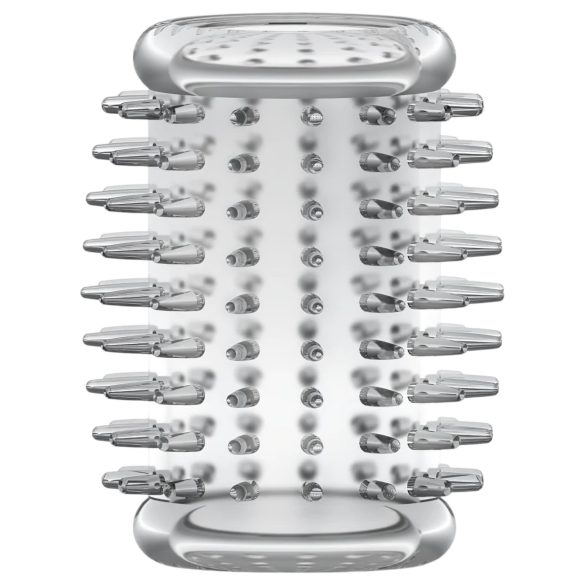 Stay Hard - nasadka na penisa z kolcami - przezroczysta