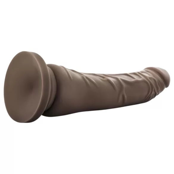 Dr. Skin - realistyczny dildo z przyssawką - brązowy 20,5 cm
