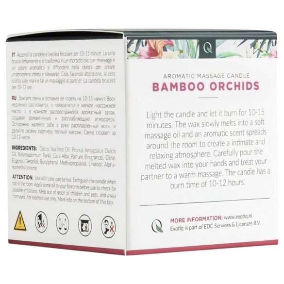 Exotiq Bamboo Orchids - świeca do masażu (60g)