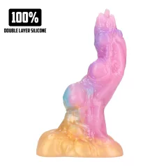   Ała! Rainbow Invader - silikonowy fantazyjny dildo (tęczowy)