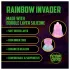 Ała! Rainbow Invader - silikonowy fantazyjny dildo (tęczowy)