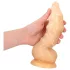Ałć! Golden Alien Invader - silikonowy fantazyjny dildo (złoty)