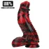 Ałć! Dark Lycan Spawn - silikonowy fantazyjny dildo (czerwono‑czarny)