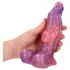 Auć! Galactic Ravager - silikonowy fantazyjny dildo (fioletowy)