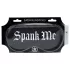 Ała! - satynowa opaska na oczy z napisem „Spank Me” (czarna)