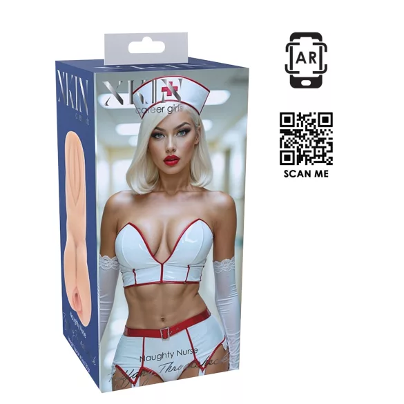 XKIN Tiffany Throatcheck - realistyczna sztuczna cipka masturbator (naturalny)