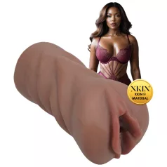   XKIN Next Door Amani - realistyczna sztuczna wagina masturbator (ciemny naturalny kolor)