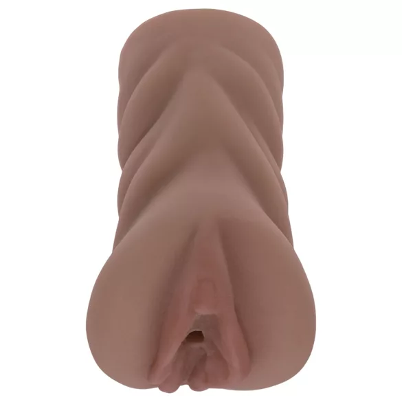XKIN Next Door Amani - realistyczna sztuczna wagina masturbator (ciemny naturalny kolor)