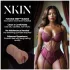 XKIN Next Door Amani - realistyczna sztuczna wagina masturbator (ciemny naturalny kolor)