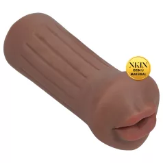 XKIN - sztuczna pochwa masturbator - S (ciemny naturalny)