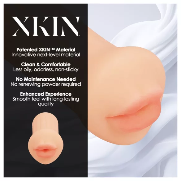 XKIN - realistyczny masturbator w kształcie sztucznej waginy - S (naturalny)