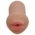 XKIN - masturbator z sztucznych ust - S (ciemny naturalny)
