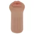 XKIN - masturbator z sztucznych ust - S (ciemny naturalny)