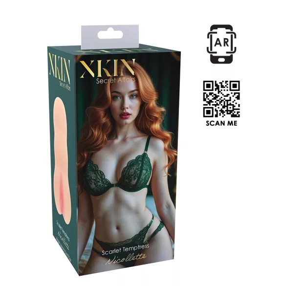 XKIN Temtress Nicolette - realistyczna sztuczna cipka masturbator (naturalna)