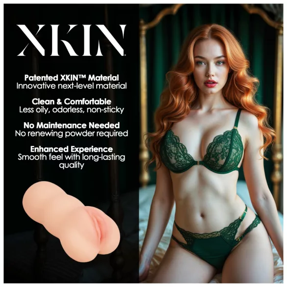 XKIN Temtress Nicolette - realistyczna sztuczna cipka masturbator (naturalna)