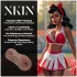 XKIN Cheerleader Cherry - realistyczna sztuczna wagina masturbator (ciemny naturalny kolor)