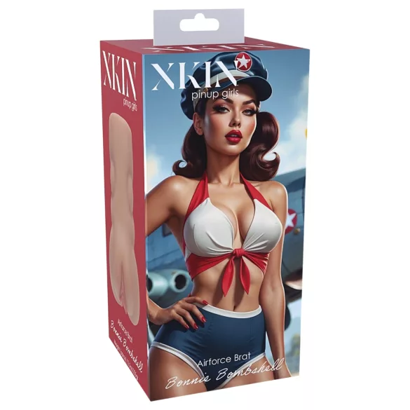 XKIN Bonnie Bombshell - realistyczna sztuczna cipka-masturbator (naturalny kolor)