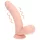 RealRock - realistyczny wibrator o podwójnej gęstości (kolor cielisty) - 15 cm
