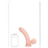 RealRock - realistyczny wibrator o podwójnej gęstości (kolor cielisty) - 18 cm